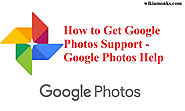 How to contact Google photos customer service team?