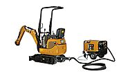Caterpillar’s new 300.9D VPS mini excavator works on diesel or electric power
