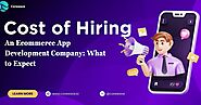 Cost of hiring and an Ecommerce App Development Company: What should you expect?