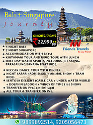 Website at http://www.friendstraveldeal.com/Bali-Singapore-Tour-Packages.htm