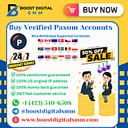 Buy Verified Paxum Accounts To Toper Bank Account Seller USA