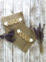 {onsuttonplace.com} No Sew Burlap Lavender Sachets