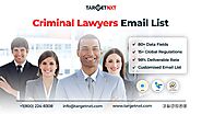 Grow Your B2B Business in The "Global Legal Firm" by Gaining Our Criminal Lawyers Email List!