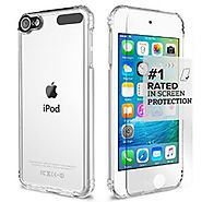 Apple iPod Touch 6th & 5th Generation Case, (Clear) SaharaCase® Protective Kit includes [ZeroDamage® Tempered Glass S...