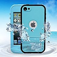 iPod 6 Case iPod 5 Case iPod 5 6 Defender Waterproof Case For Boys Girls Built-in Touch Screen for Dustproof Sweatpro...