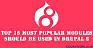 Top 15 Most Popular Drupal 8 Modules - CodexWorld