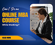 Can I Do an Online MBA Course While Working?