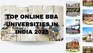 Top online BBA universities in India 2025