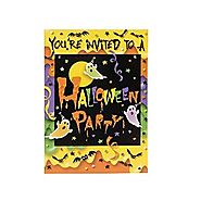 Party Ghost Halloween Invitations, 8ct