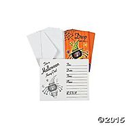 Candy Corn Spider Invitations 2 pack 2 pack
