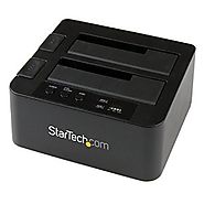 StarTech.com 6Gbps USB 3.0/eSATA to 2.5-Inch/3.5-Inch SATA Hard Disk Drive/Solid State Drive Duplicator Dock (SDOCK2U...