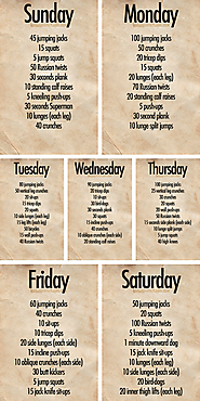 Total Body Routine for 6 Days a Week