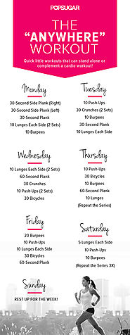 Busy Week? Here's Your Quick 7-Day Workout Plan