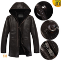 Men Shearling Fur Lined Leather Jacket CW877193