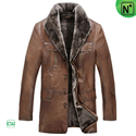 Winter Sheepskin Shearling Coat for Men CW868801