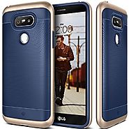 LG G5 Case, Caseology® [Wavelength Series] Textured Grip Cover [Navy Blue] [Shock Proof] for LG G5 (2016) - Navy Blue