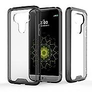LG G5 Case, J&D [Crystal Clear] [Drop Protection] LG G5 Anti-Scratch Clear Back Panel + TPU Bumper Slim Case for LG G...