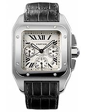 Replica Cartier Santos 100 Chronograph Mens Watch W20090X8