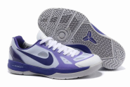 Nike Kobe Black Mamba 24 Basketball Shoes Purple and Blue and White