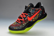 Nike Zoom Kobe 8 System Elite Christmas Black/Bright Crimson/Fiberglass/Vivid Sulphur Mens