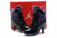 Nike Air Jordan 4 Heels Black/Purple