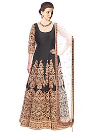 Pick Any 1 Semi-Stitched Heavy Embroidered Women's Salwar Suit By 1 Stop Fashion