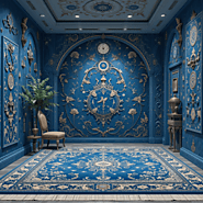 kashan traditional carpet