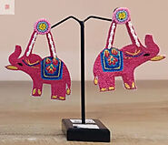 Haathi Highness - Elephant Beaded Earrings – Supermacchi Jewellery Collections