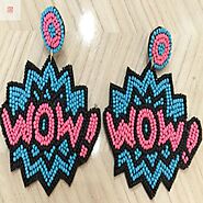 Wow beaded Earrings