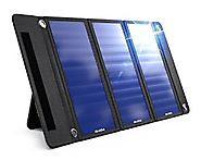 Wildtek SOURCE 21W Waterproof Portable Solar Charger Panel with Dual USB Ports
