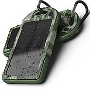Solar Assist Charger, Mengo S-Power Shockproof/Water-Resistant 5300Mah [ Solar Assist Back-up Battery ] Charger Power...