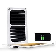 4oz Portable Waterproof 5w Solar Charger Best Versatile Battery Maintainer with Standard USB Output for All Phones, i...