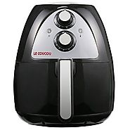 Le Coucou Airfryer Harmony I Low Fat Healthy Non Stick Convenient no Oil-Smoke Black Rapid Air Fryer