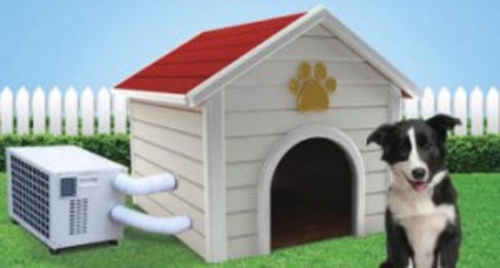 dog house with ac