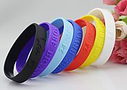 Design Own Personalized Valentine's Day Rubber Bracelets Online - Make Your Wristbands
