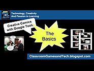 Classroom Games and Tech: Comics with Google Tools