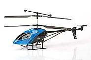 Haktoys HAK622 18.5" 3.5 Channel RC Helicopter, Gyroscope, Rechargeable, Ready to Fly, and with LED Lights - Colors M...