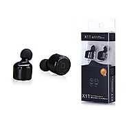 True Wireless Earbuds,Lesoom Mini Invisible Truly Wireless Bluetooth V4.2 Stereo Surround Sound Earphones Headphones ...