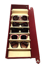 High-Grade Velvet 8 Pairs Sunglasses Display Case