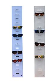 Wall-Mounted Plastic Sunglasses Display