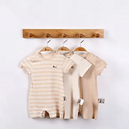 GOTS Certified Organic Cotton Unisex Short Sleeve Baby Bodysuit
