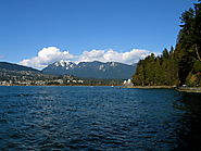 Stanley Park Seawall near Second Beach, Vancouver, British Columbia