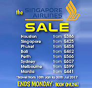 The Singapore Airlines Sale....
