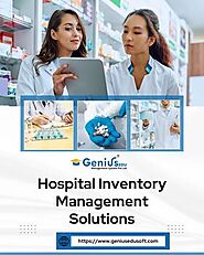 Hospital Inventory Management System, Pharmacy Inventory Management System