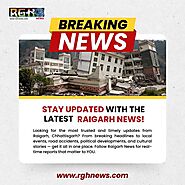 Raigarh News: Latest Local Headlines, Real-Time Updates & Inside Stories