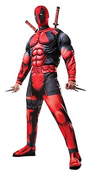 Rubie's Men's Marvel Universe Classic Muscle Chest Deadpool Costume