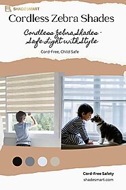 Cordless Zebra Shades