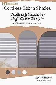 Cordless Zebra Shades