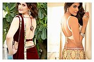 25 Trendy Backless Blouse Designs For Sensual Appeal