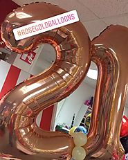 Rose Gold Balloon Deco